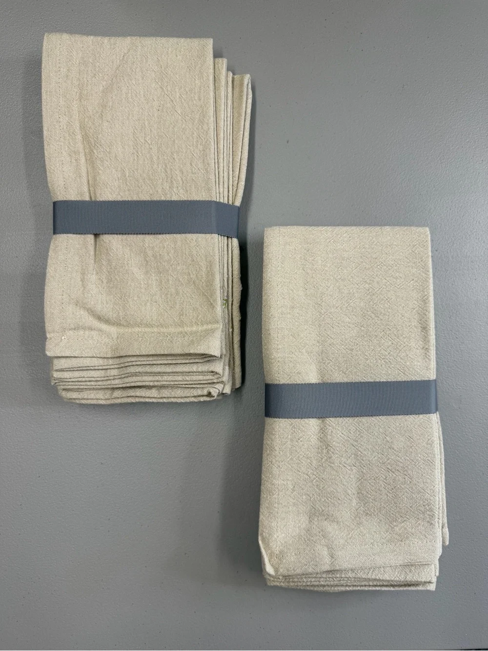 8 Monique Lhuillier x Pottery Barn Napkin Set Provence Purple Floral Embroidered
